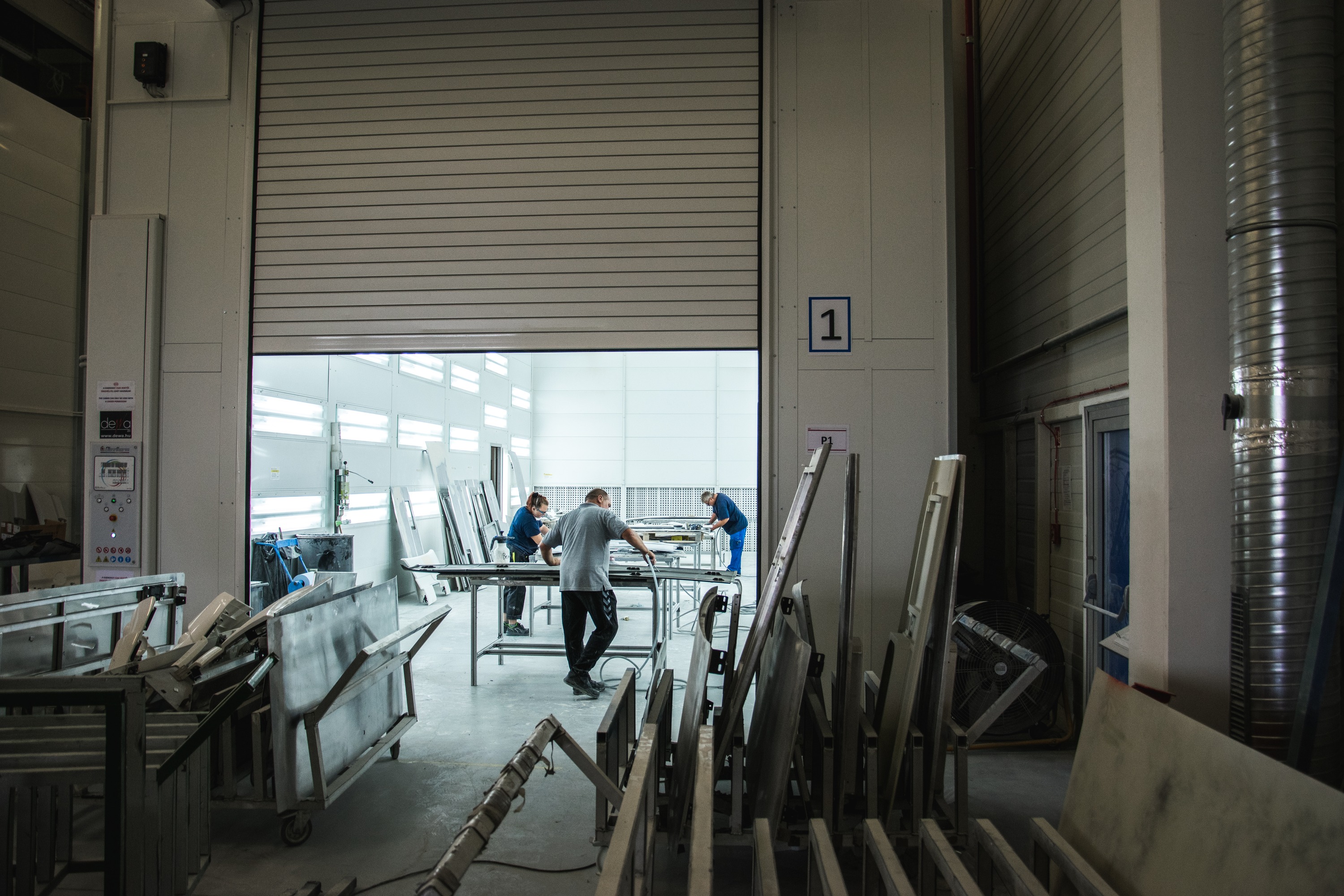 Blowtherm fényezőfülkék Európa legnagyobb e-busz gyárában