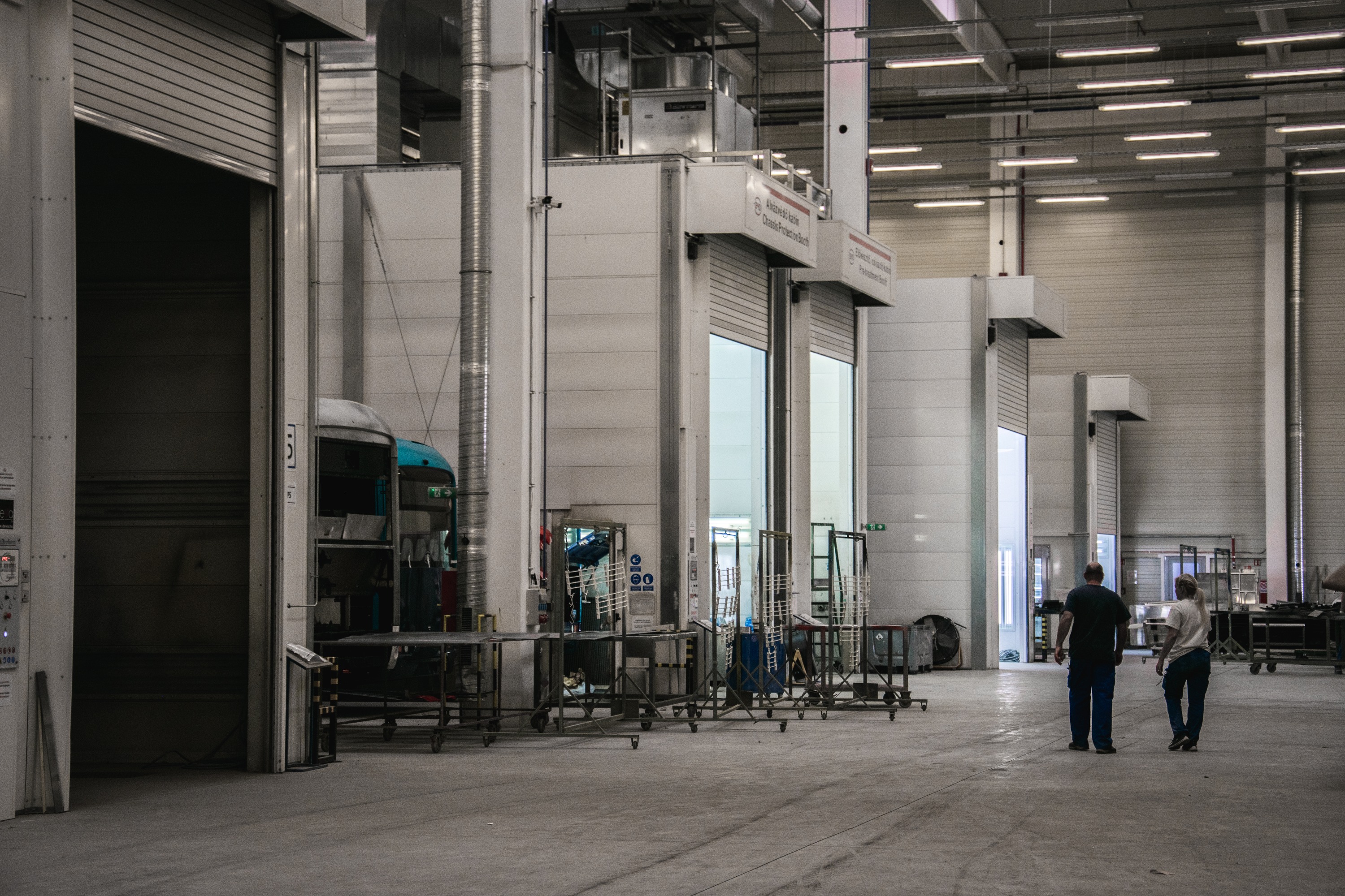 Blowtherm fényezőfülkék Európa legnagyobb e-busz gyárában